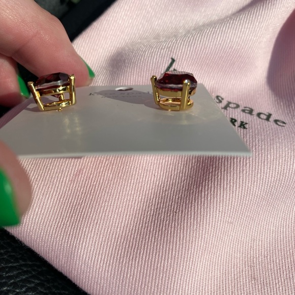 🆕 KATE SPADE ♠️ earrings in BRIGHT ROSE!!! - Picture 6 of 6